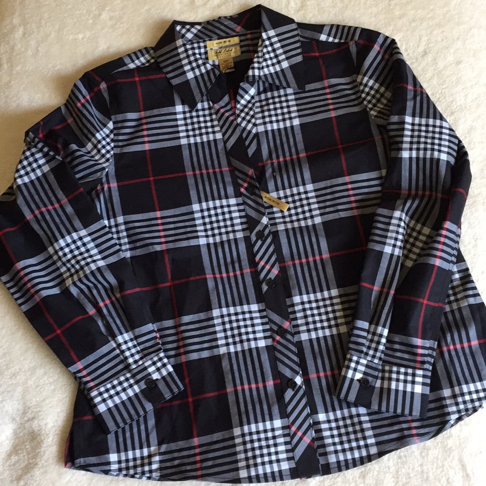 Gold Label plaid button down